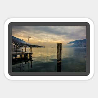 Lake Garda Seen from Malcesine Sticker